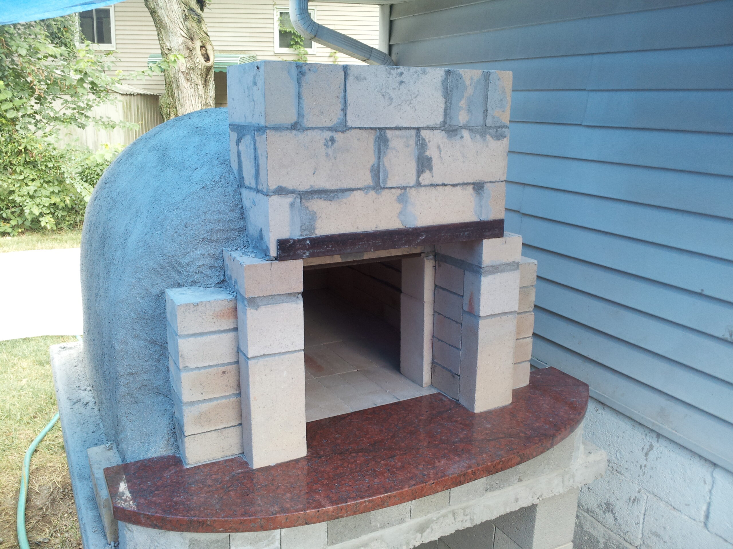 Building The Oven chimney